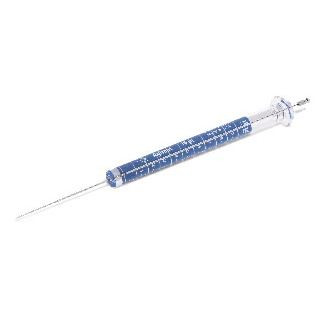 ALS syringe, Blue Line, 10 µL, fixed needle, 23-26s/42/cone, PTFE-tip plunger, 6 pieces