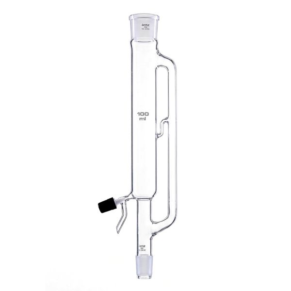 Extraktionsaufsatz für spezifisch leichte Flüssigkeiten, mit Einsatz, Kern NS 29