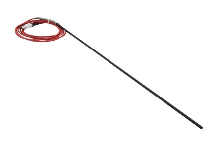 External Pt100 sensor, 600 x 6 mm, stainless steel/PTFE coated, 3 m cable