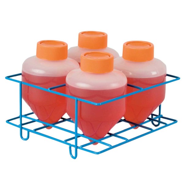 Zentrifugenröhrchengestell für 4x 500 ml Zentrifugenflaschen