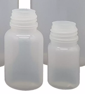 Wide-neck bottle, 50 mL, LDPE, without closure