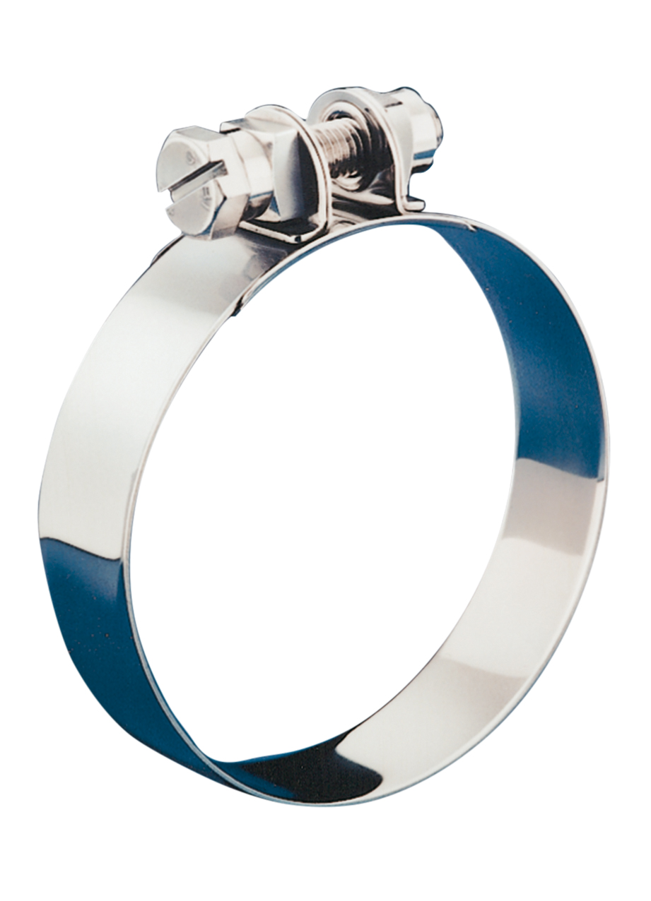 Norma tubing clamp, galvanized steel, band 7 mm Tubing clips Tube