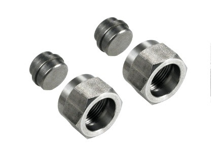 Collar nuts M16x1 mm female, 2 pieces