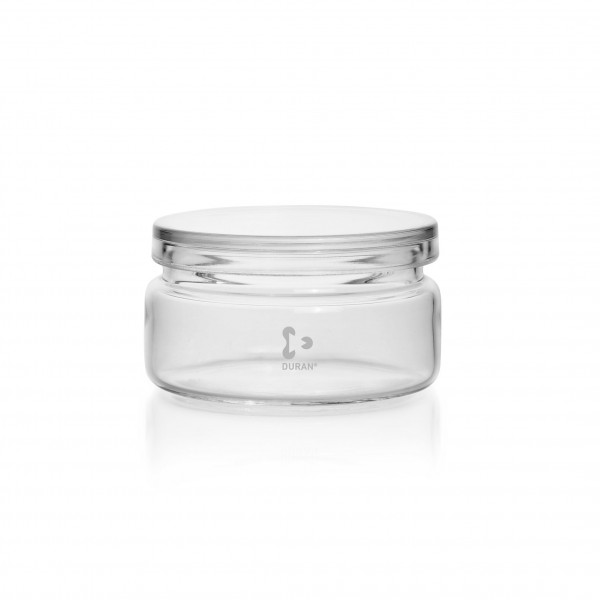 DURAN® jar with fold and lid