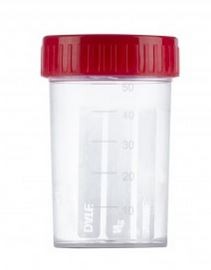 Multipurpose beakers, PP, 60 mL, screw-cap, sterilized, 500 pieces