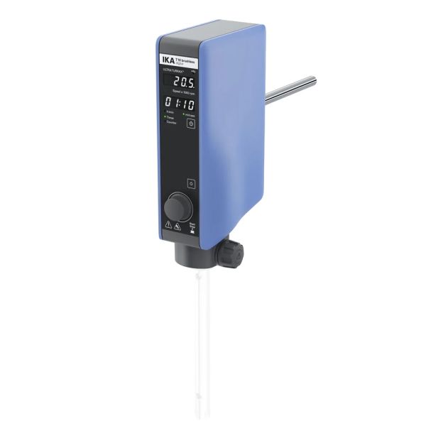 T 18 brushless digital ULTRA-TURRAX® dispersing instrument, volume (h2O) 0.001 - 1.5 L, speed range 3,000 - 25,000 rpm, max. viscosity 2,000 mPas
