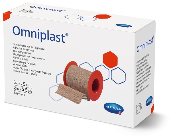 Omniplast® Fixierpflaster, 5 cm x 5 m