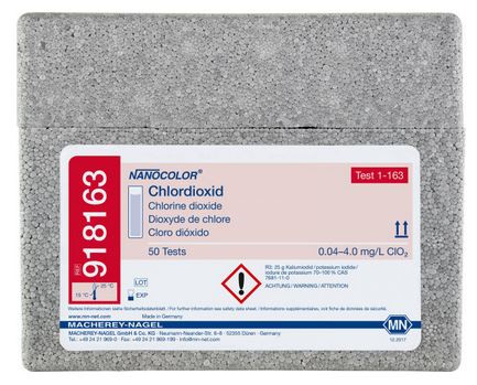 Rechteckküvettentest NANOCOLOR® Chlordioxid, 50 Bestimmungen