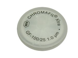 Spritzenfilter Chromafil Xtra GF, 25 mm, 1 µm, beschriftet