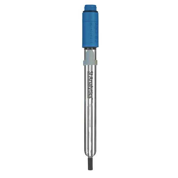 AgCl 62 metal combination electrode for halogenide titrations, length 120 mm, with plug head