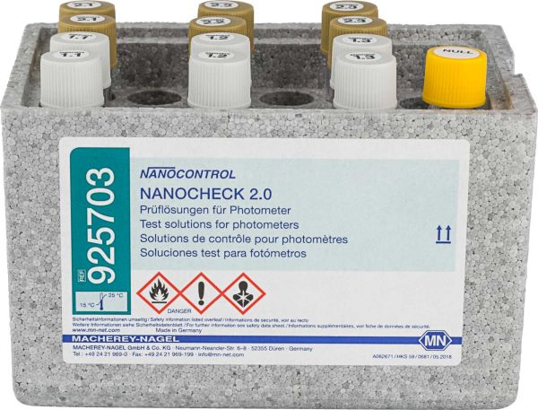 NANOCONTROL NANOCHECK 2.0 Prüflösungen für Photometer