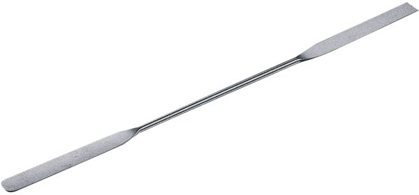 Micro double spatula, stainless steel, 150 mm