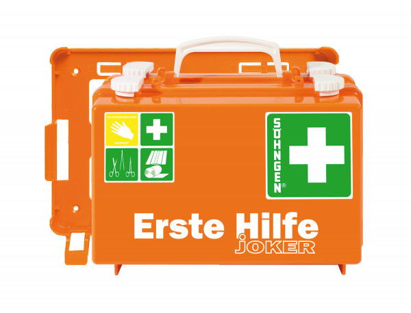 Erste-Hilfe-Koffer Quick-CD Joker, Füllsortiment nach DIN 13 157, orange