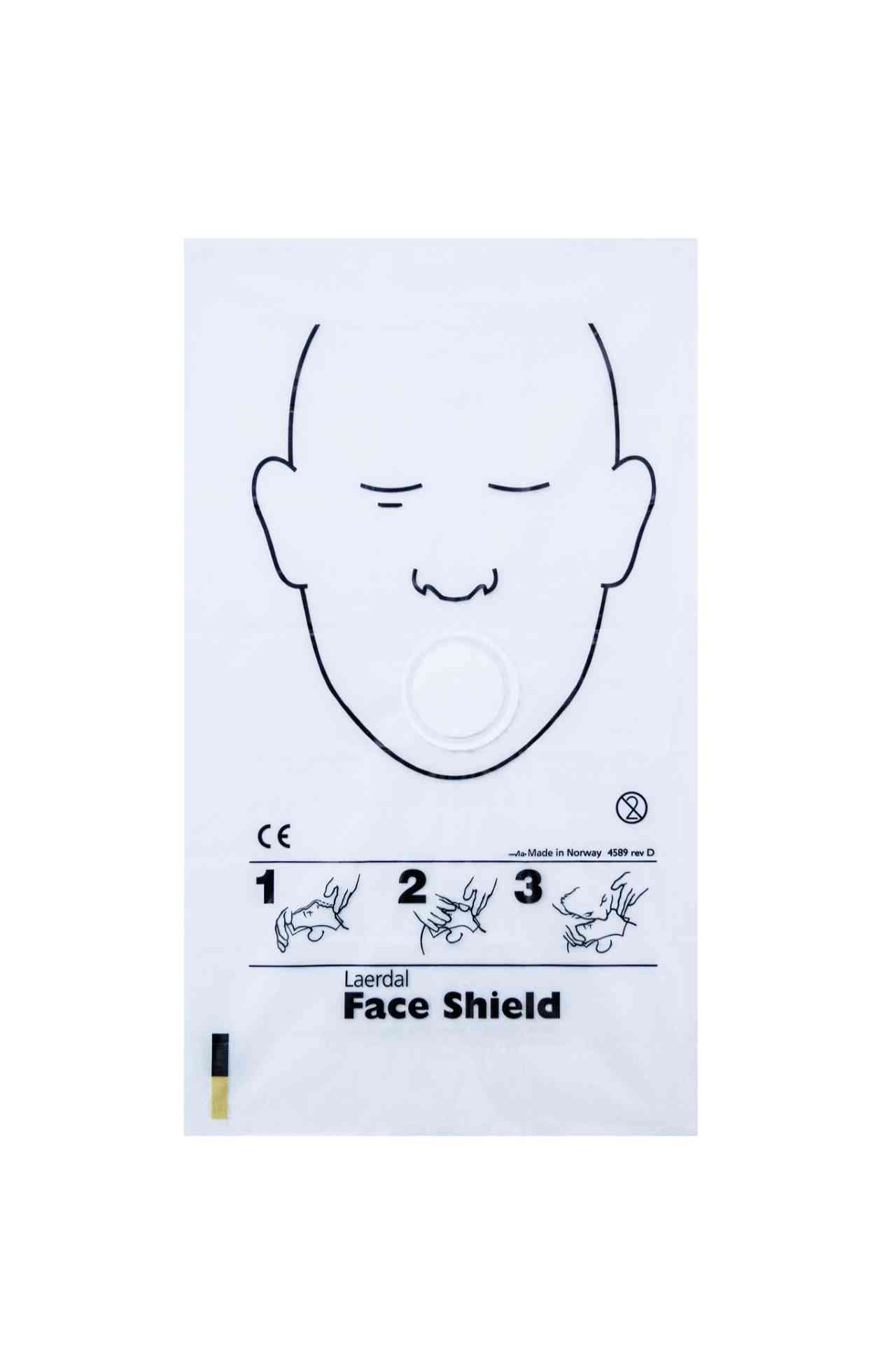 Face Shield, Notfallbeatmungstuch mit Schlüsselanhänger, Sonderedition, Notfallbeatmungshilfen, Beatmung, Atemwegsmanagement, Medizin
