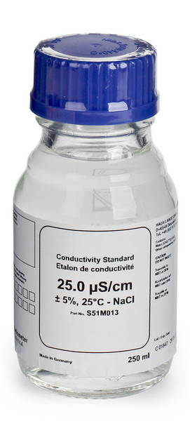 Zertifizierte Leitfähigkeitsstandardlösung, 25 µS/cm, NaCl 25
