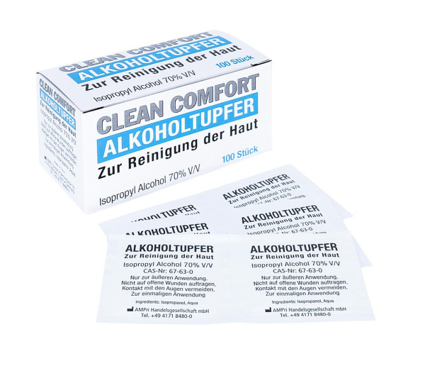 Clean-Comfort Alkoholtupfer