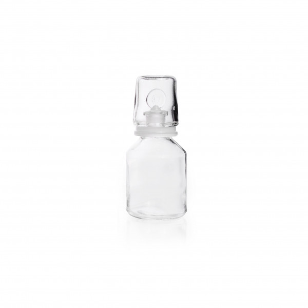 DURAN® acid bottles, clear glass, complete