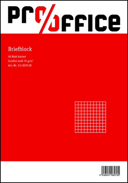 ProOffice Briefblock