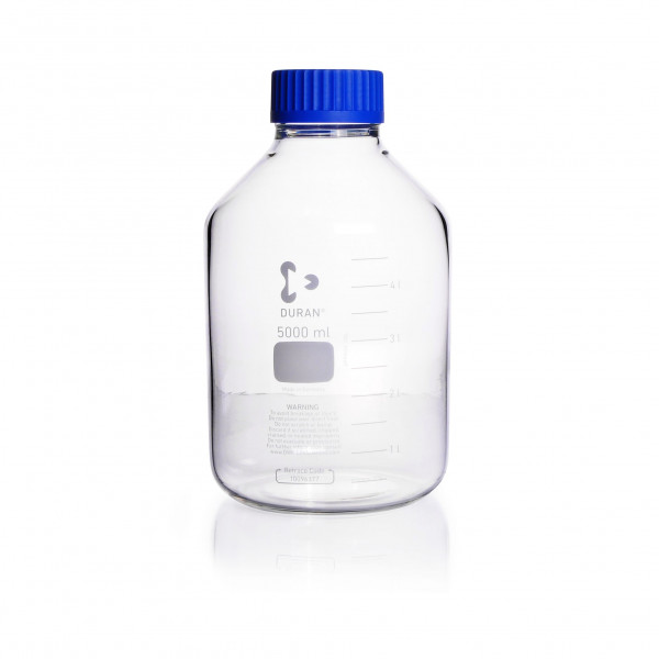 DURAN® wide neck laboratory bottle GLS 80, with cap and pouring ring