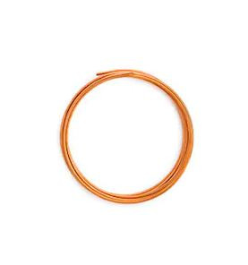 Tubing, copper, 1/8 in x 1.65 mm id, 12 ft