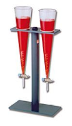 behroplast®-rack for 2 Imhoff funnel
