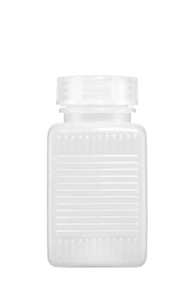 Wide neck bottle series 310, 250 mL, HDPE natural, incl. closure