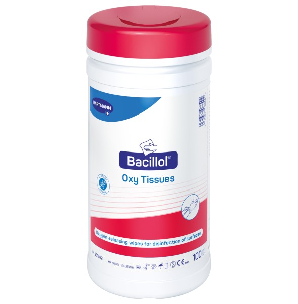 Bacillol® Oxy Tissues Desinfektionstücher