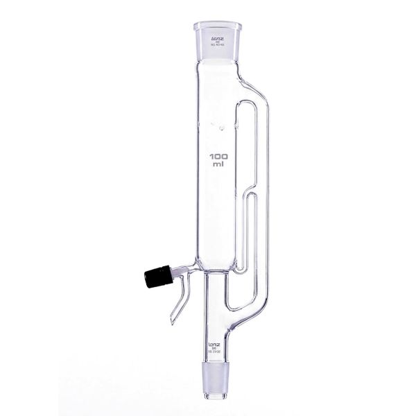 Extraktionsaufsatz für spezifisch schwere Flüssigkeiten, mit Einsatz, Kern NS 29