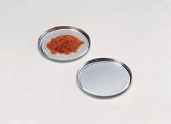 Disposable aluminium sample dishes