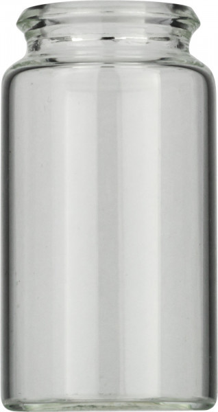 Schnappdeckelflaschen N 22, 15 mL, 26 x 48 mm, klar, flacher Boden, 100 Stück