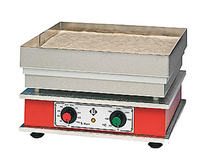 Sand baths with thermostatic control and power controller, 100 - 370°C