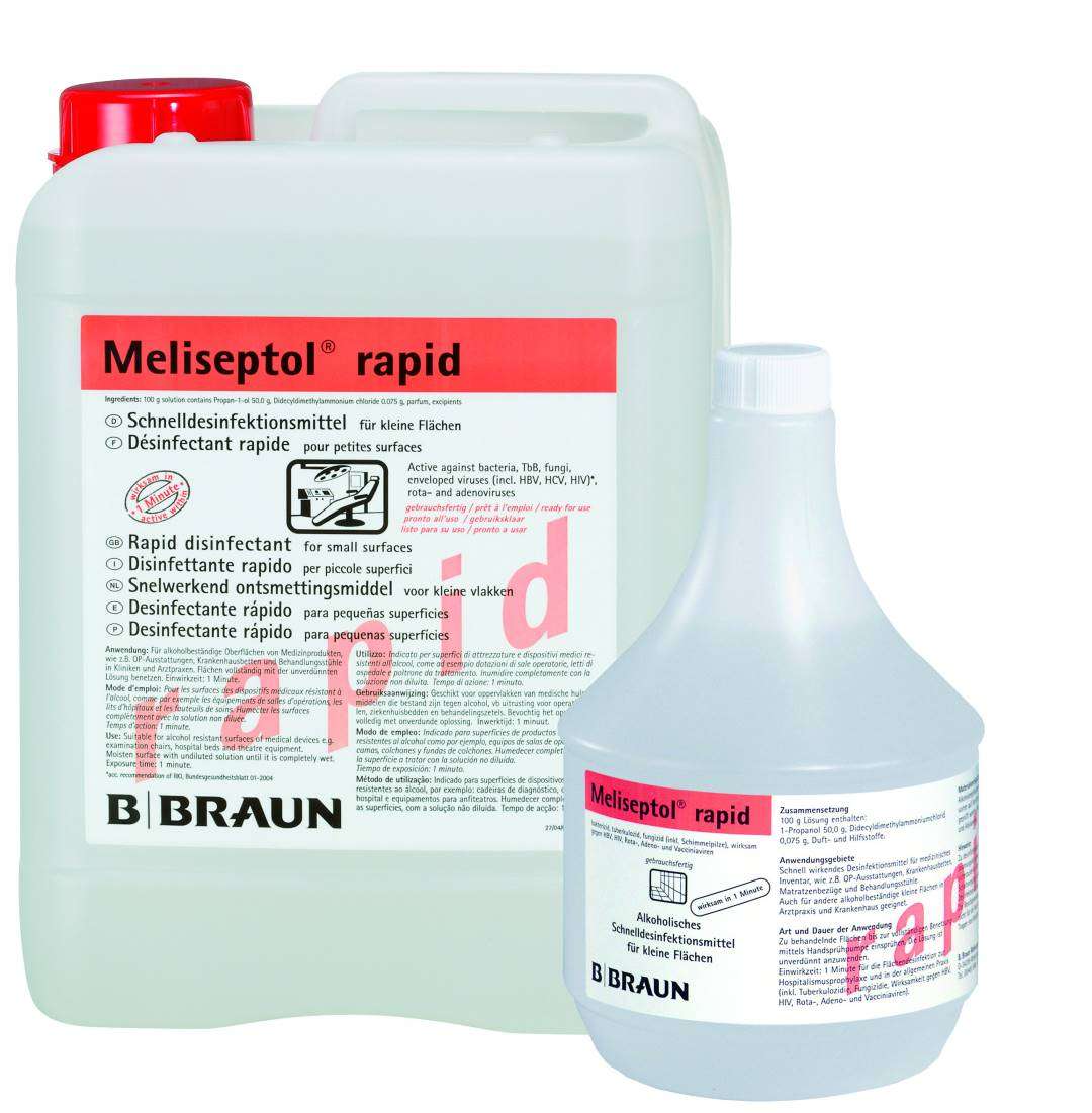 MELISEPTOL Rapid Sprühflasche 250 Ml – Klinikqualität Von B. Braun