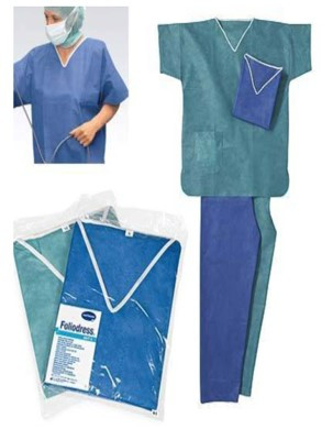 Foliodress Suit Size, blue, Surgical area clothing