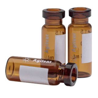Vial, crimp top, amber, write-on spot, certified, 2 mL, vial size: 12 x 32 mm (11 mm cap), 100 pieces