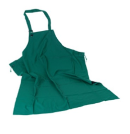 Laboratory Apron, green, resistant in particular to acids and lyes, 90 x 120 cm