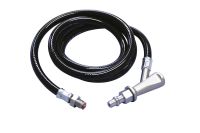 Oxygen pressure hose, with M12x1 thread and ZGA-DIN right-angle plug DIN 13260