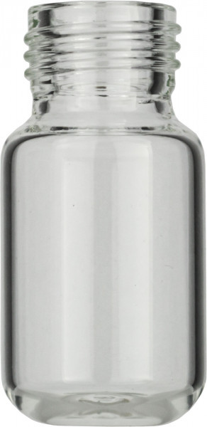 Headspace screw neck vials N 18, 10 mL, 22.5 x 46 mm, clear, rounded bottom, 100 pieces