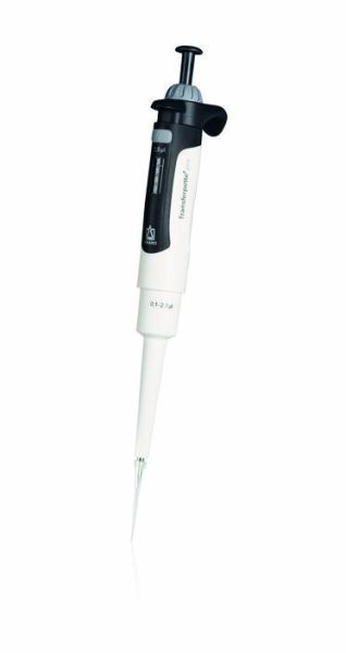 Transferpette® pro, Variabel, DE-M, 0,1-2,5 µL, für Spitzen 0,5- 20 µL, R% <= +/- 1,4, V% <= 0,7