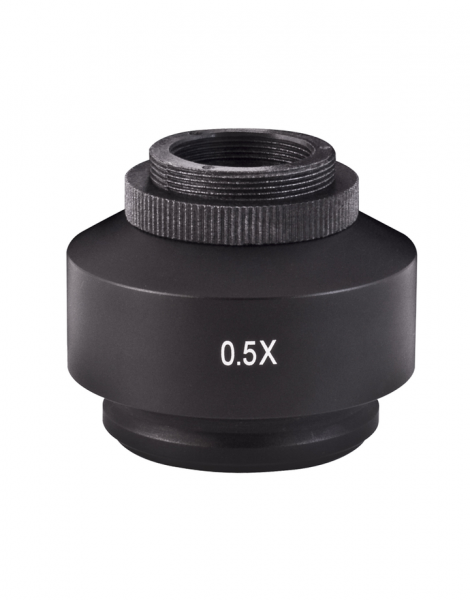 0.5X C-mount Kameraadapter für 1/3" und 1/2" Chip-Sensoren