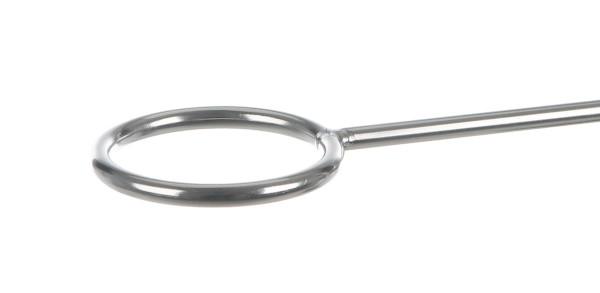 Retort ring closed, 220 mm long, 160 mm Ø, zincked