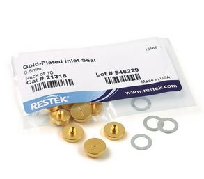 Inlet Seals, 0.8 mm Gold Plated for Agilent GCs, 10 pieces
