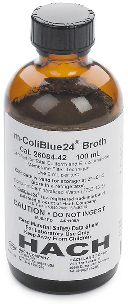 Economy-Kit m-ColiBlue24 Bouillon, Glasflaschen, 1000 Tests