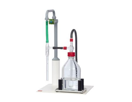 Suction system, neutralization bottle, water jet pump and hose, simvac behrotest