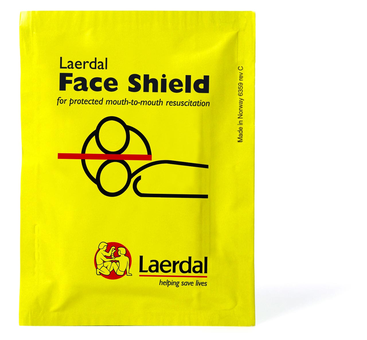 Face Shield Notfallbeatmungstuch Laerdal