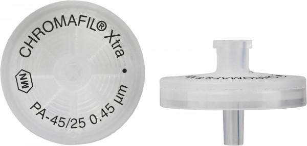 Syringe filters, labeled, CHROMAFIL Xtra PA, 25 mm, 0.45 µm