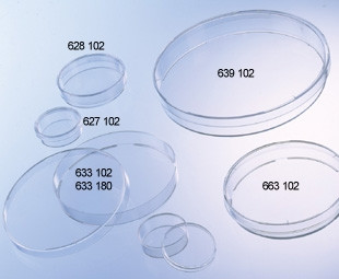 Petri dish, PS, heavy design