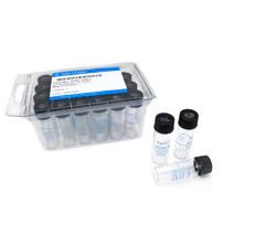 Screw top vial convenience pack, 4 mL wash vials with fill markings and cap, 25/pk