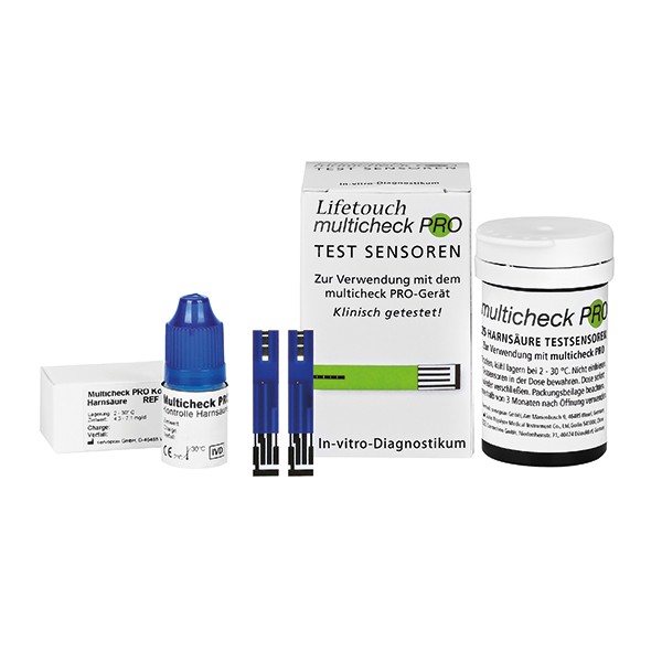 Set Multicheck PRO Harnsäure-Sensoren