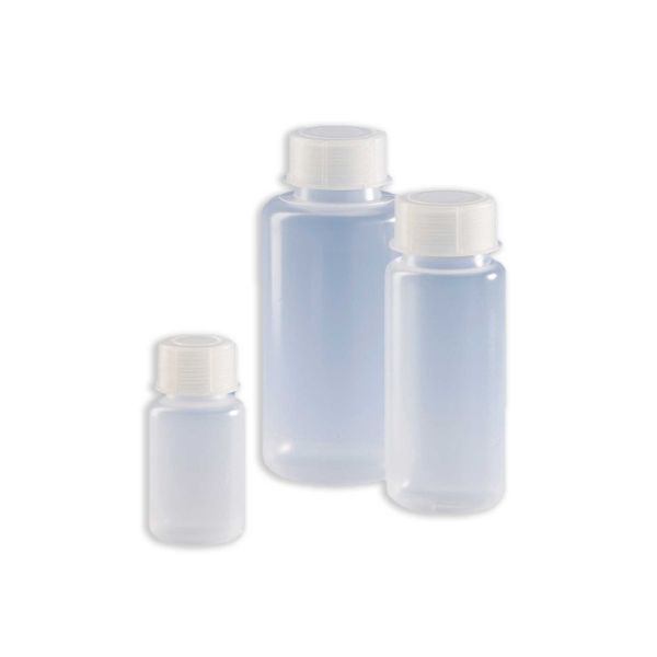 Wide-mouth bottle, 1.000 mL, PP, with PP screw cap