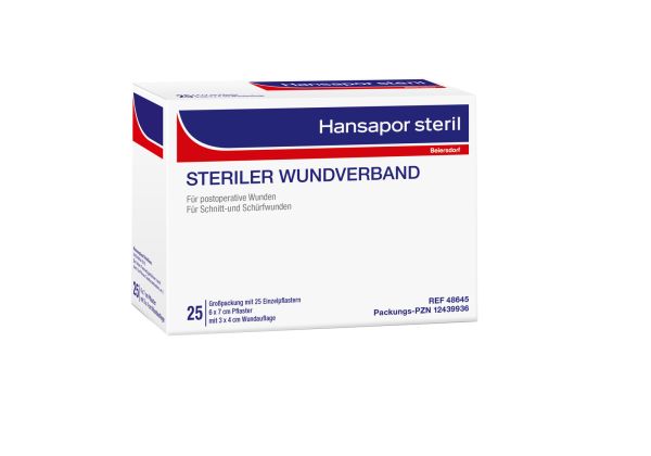 Hansapor® Steril, 25 pieces